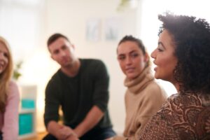 People in an addiction treatment program near Denver in Colorado