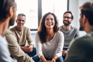 People in an executive rehab program near Denver in Colorado